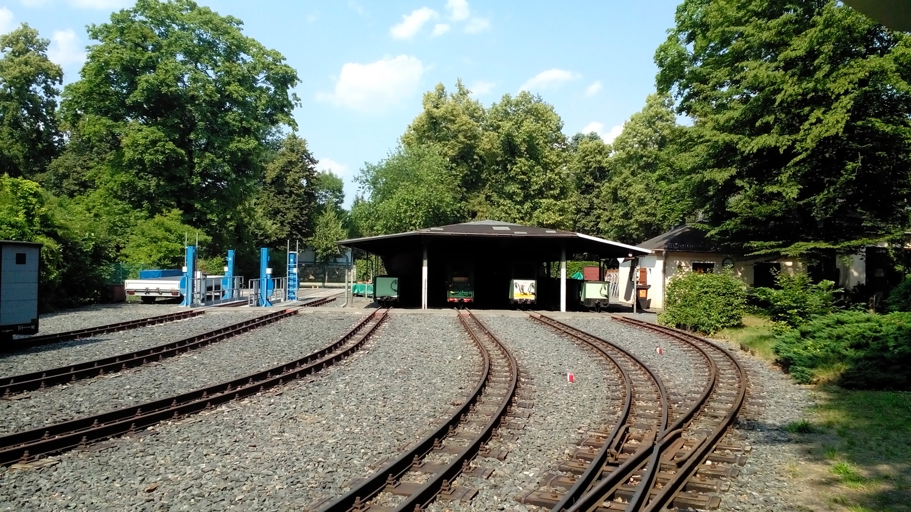 Bahnhof Eisenbahn Grosser Garten Sachsen Erkunden