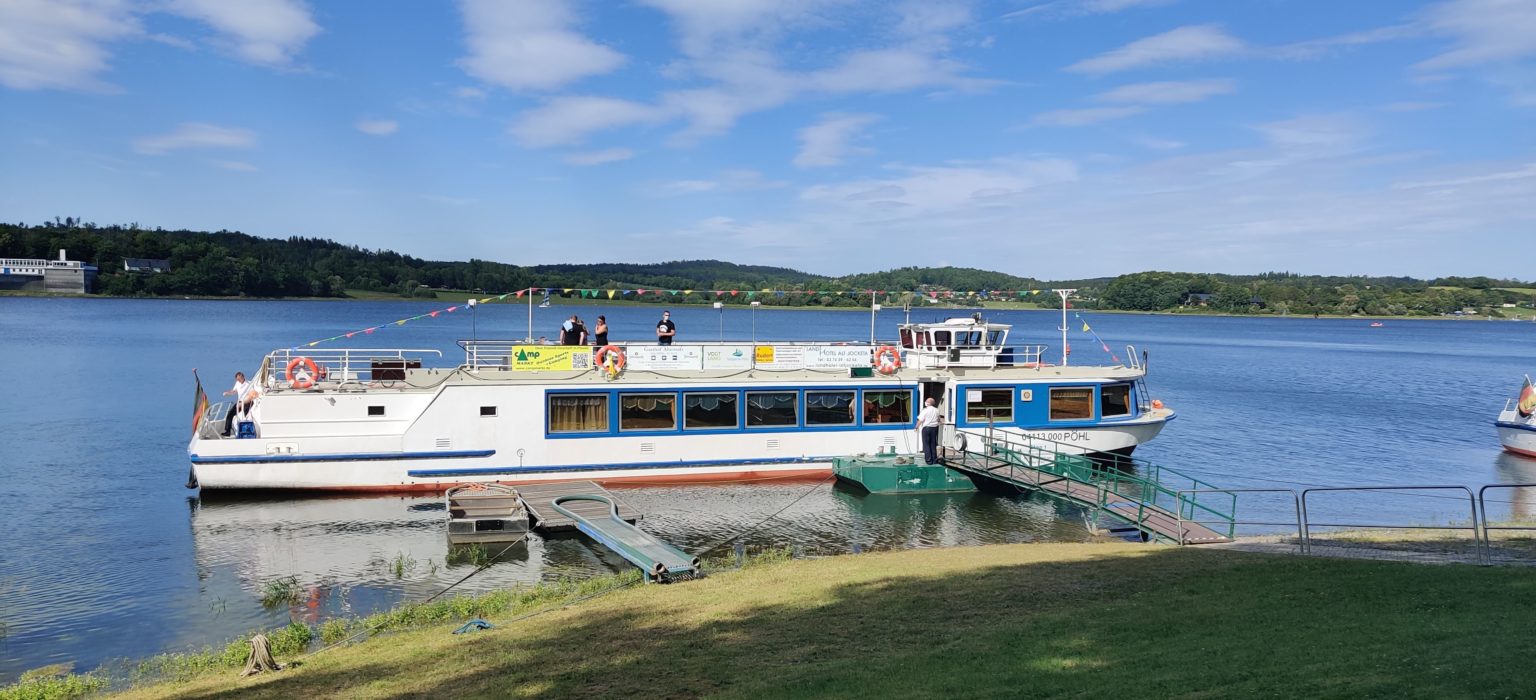 talsperre pöhl motorboot fahren