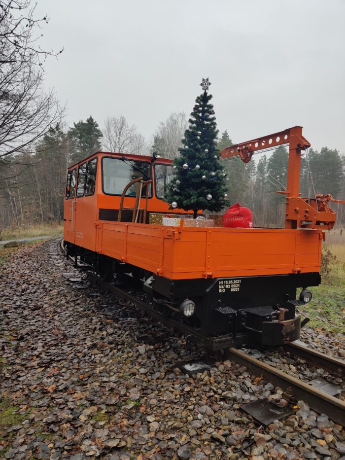 des Weihnachtsmann neuer Schlitten - ohne Rudolph